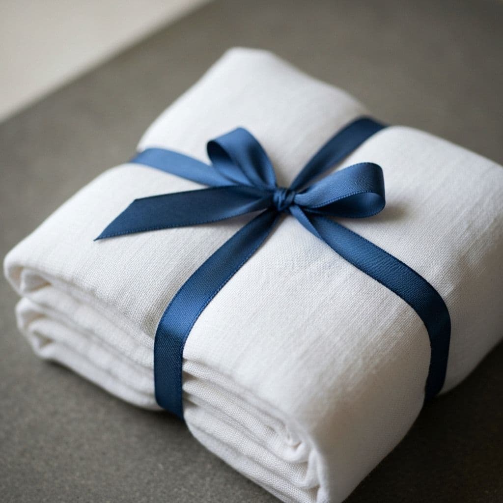 Linge emballé avec soin